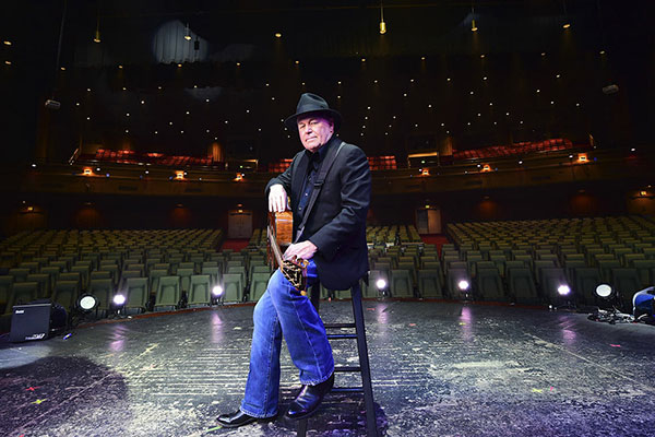 Calvin Gilmore on stage