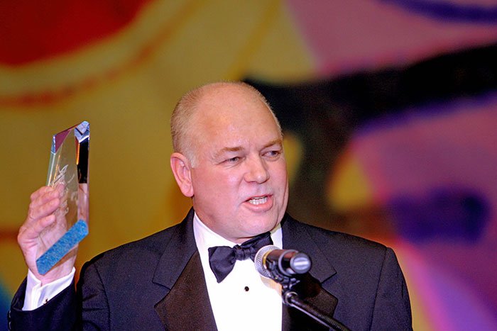Calvin Gilmore best producer award photo from 2005